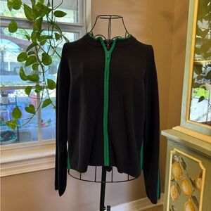 twiggy LONDON Black and Green sweater top